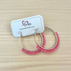 Nakamol - Gage Beaded Hoop Earrings